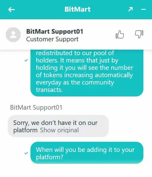 Bitmart Saitama Reflections Support 4
